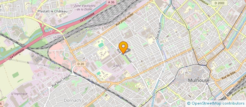 localisation de l'entreprise MADAME CHRISTINE HARM  MULHOUSE