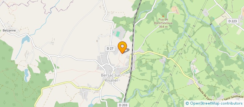 localisation de l'entreprise MADAME CHRISTINE HARWOOD  BERSAC-SUR-RIVALIER