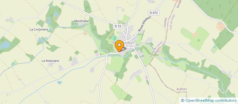 localisation de l'entreprise MADAME CHRISTINE HATON  MONTHODON