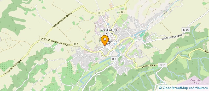 localisation de l'entreprise MADAME CHRISTINE HAUBEROCHE  VALENSOLE