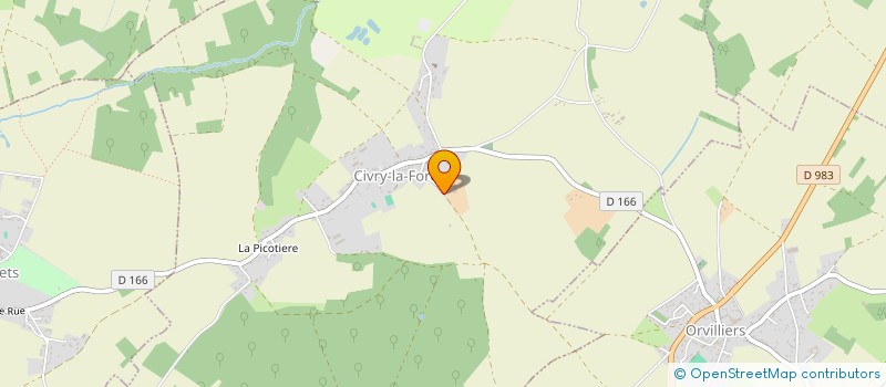 localisation de l'entreprise MADAME CHRISTINE HAYE  CIVRY-LA-FORET