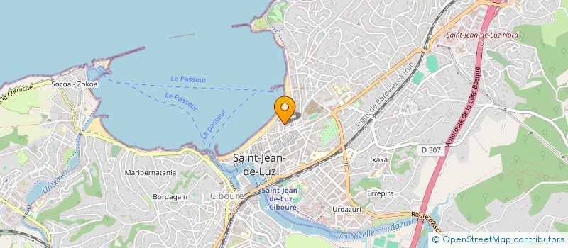 localisation de l'entreprise MADAME CHRISTINE HAYES à SAINT-JEAN-DE-LUZ