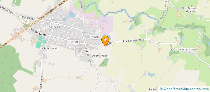 localisation de l'entreprise MADAME CHRISTINE HEN  RENAZE