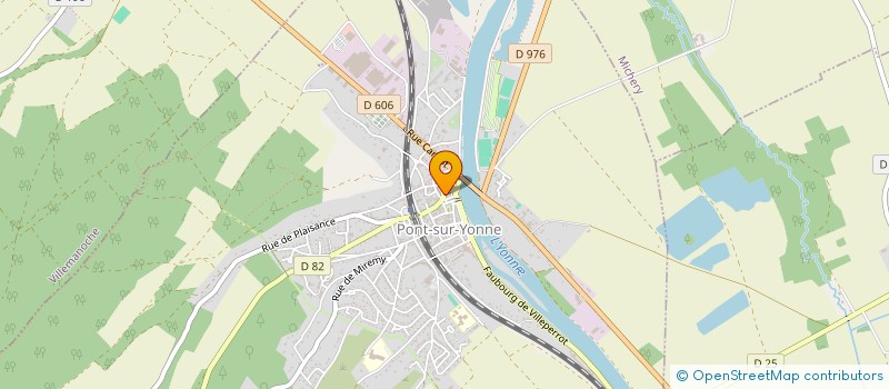 localisation de l'entreprise MADAME CHRISTINE HENRY à PONT-SUR-YONNE