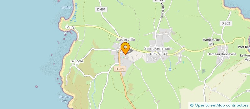 localisation de l'entreprise MADAME CHRISTINE HENRY  LA HAGUE