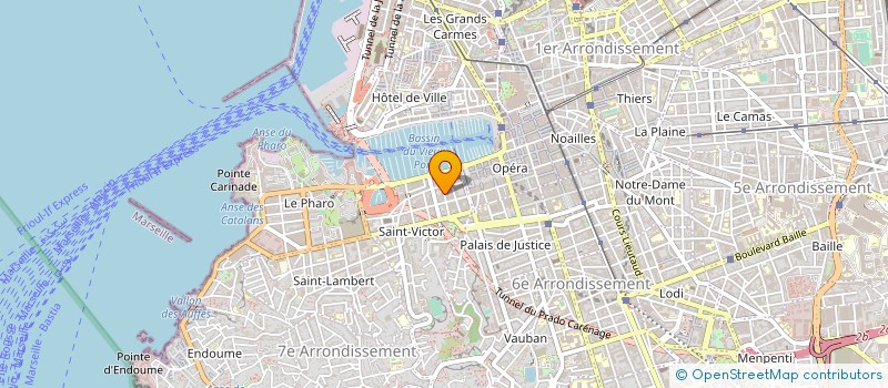 localisation de l'entreprise MADAME CHRISTINE HENRY à MARSEILLE