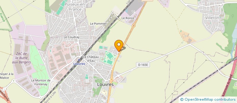 localisation de l'entreprise MADAME CHRISTINE HERMANT  LOUVRES