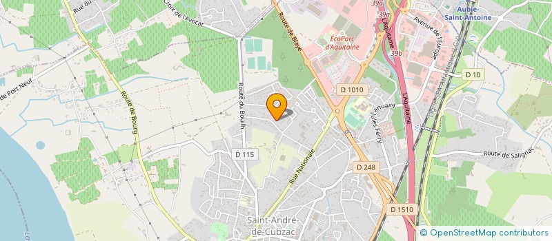 localisation de l'entreprise MADAME CHRISTINE HEROULT  SAINT-ANDRE-DE-CUBZAC