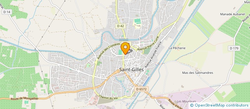 localisation de l'entreprise MADAME CHRISTINE HERPIN  SAINT-GILLES