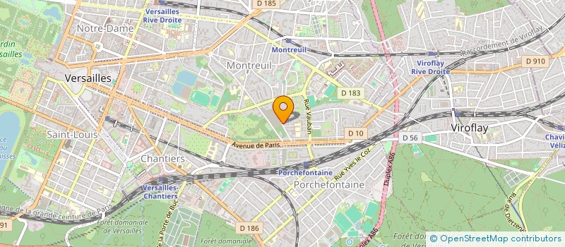 localisation de l'entreprise MADAME CHRISTINE HERPIN à VERSAILLES