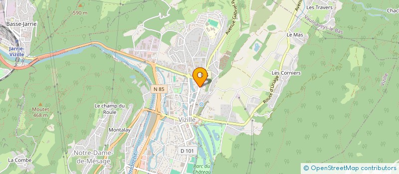 localisation de l'entreprise MADAME CHRISTINE HEUSTACHE MARMOUX  VIZILLE