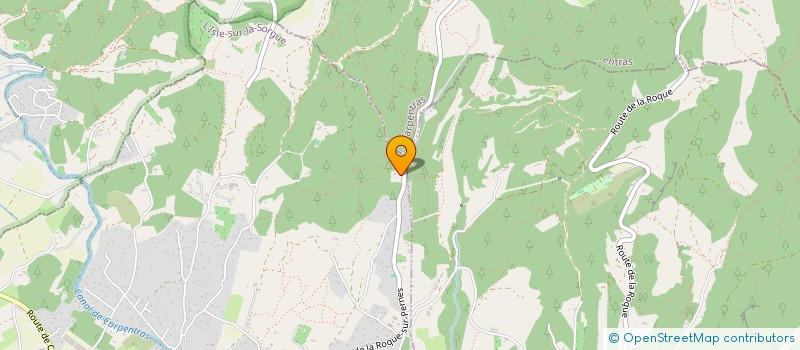 localisation de l'entreprise MADAME CHRISTINE HILLOU  L'ISLE-SUR-LA-SORGUE