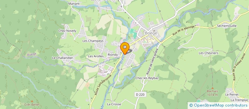 localisation de l'entreprise MADAME CHRISTINE HOEDTS  BOEGE