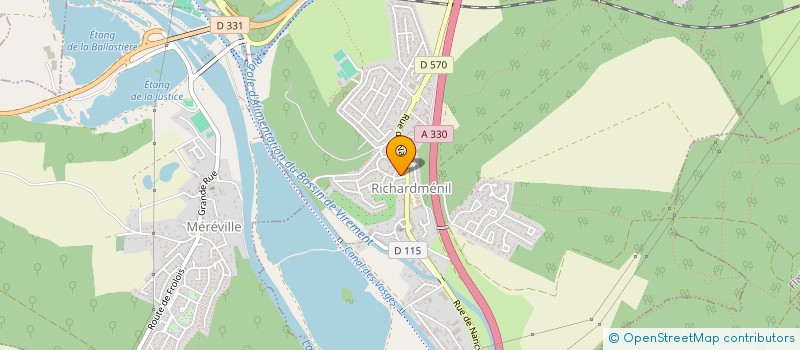 localisation de l'entreprise MADAME CHRISTINE HOUARD  RICHARDMENIL