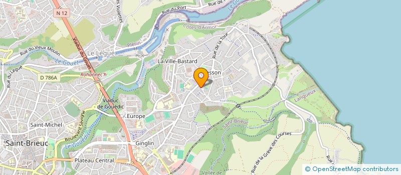 localisation de l'entreprise MADAME CHRISTINE HOURDIN à SAINT-BRIEUC