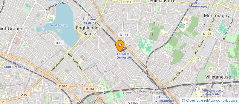 localisation de l'entreprise MADAME CHRISTINE HOVAGIMYAN  ENGHIEN-LES-BAINS