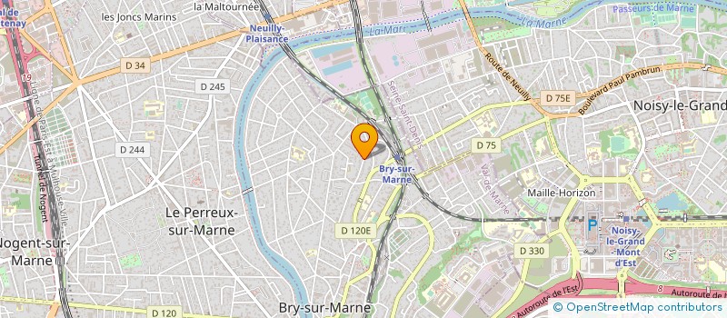 localisation de l'entreprise MADAME CHRISTINE HUBERT à BRY-SUR-MARNE