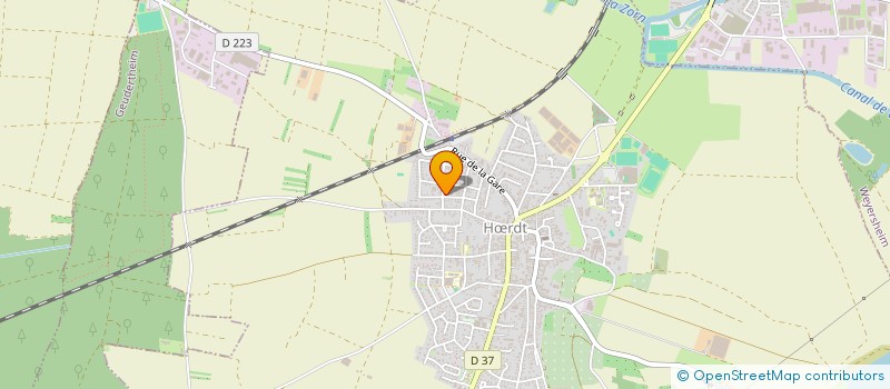 localisation de l'entreprise MADAME CHRISTINE HUCKEL  HRDT