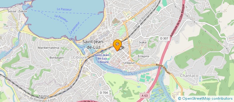 localisation de l'entreprise MADAME CHRISTINE HUERTA à SAINT-JEAN-DE-LUZ