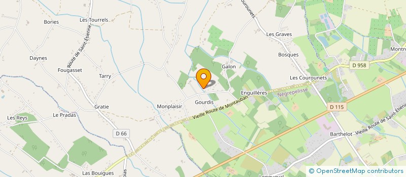 localisation de l'entreprise MADAME CHRISTINE HUGUET  ALBIAS