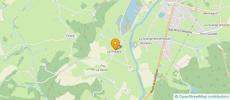 localisation de l'entreprise MADAME CHRISTINE HUMBERT  TOULON-SUR-ARROUX