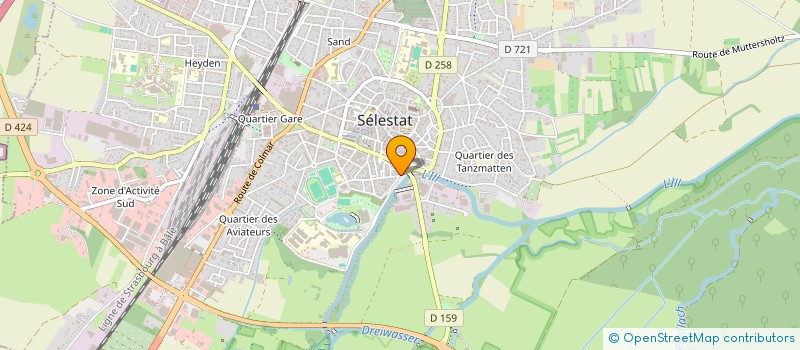 localisation de l'entreprise MADAME CHRISTINE HURSTEL  SCHERWILLER