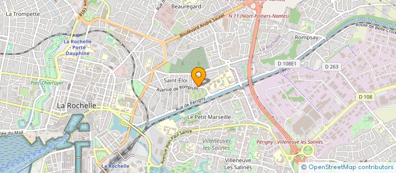 localisation de l'entreprise MADAME CHRISTINE IRONDELLE  LA ROCHELLE