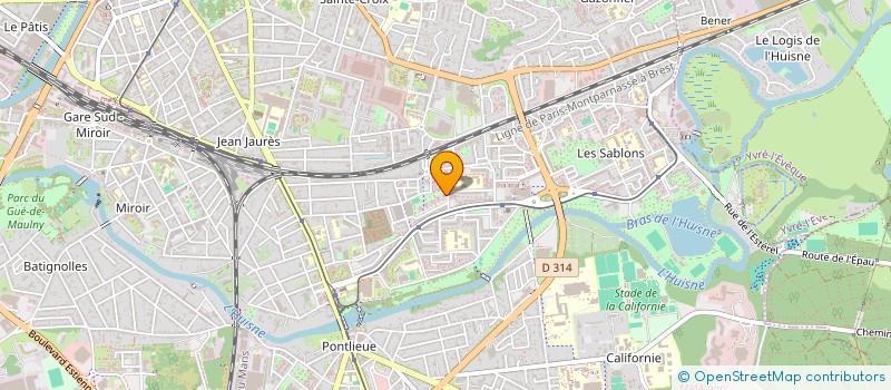 localisation de l'entreprise MADAME CHRISTINE ISSOUF  LE MANS