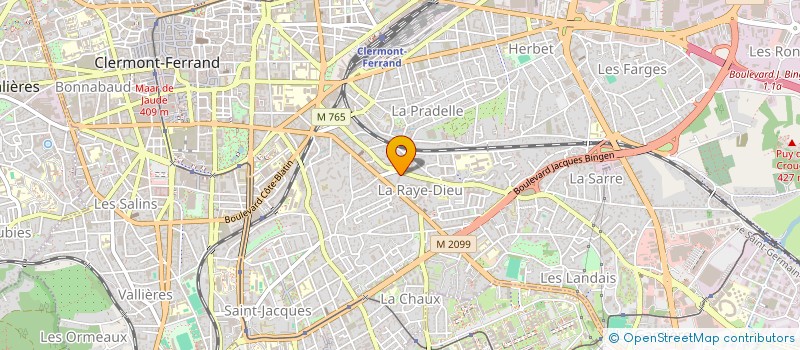 localisation de l'entreprise MADAME CHRISTINE IVORRA  CLERMONT-FERRAND