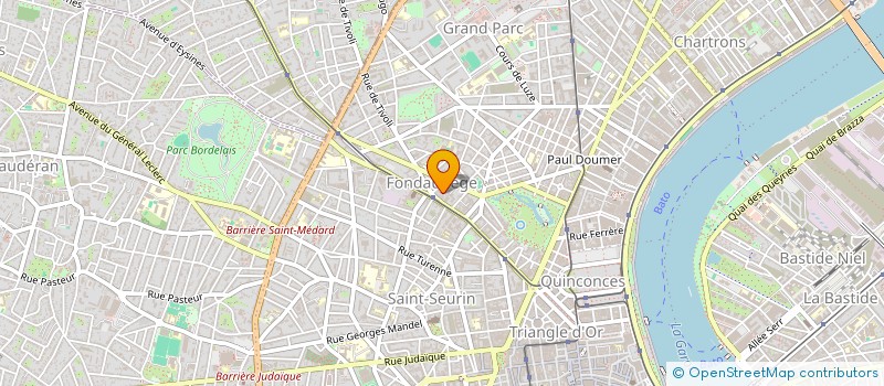 localisation de l'entreprise MADAME CHRISTINE JACKSON  BORDEAUX