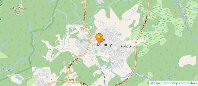 localisation de l'entreprise MADAME CHRISTINE JACOBS BROWN à MATOURY