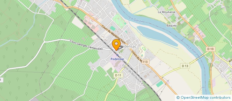 localisation de l'entreprise MADAME CHRISTINE JACOBY à PODENSAC