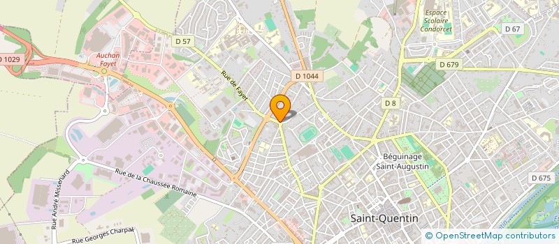 localisation de l'entreprise MADAME CHRISTINE JAMPIERRE à SAINT-QUENTIN