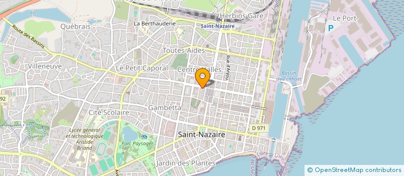 localisation de l'entreprise MADAME CHRISTINE JANVIER à SAINT-NAZAIRE