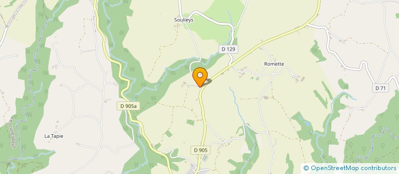 localisation de l'entreprise MADAME CHRISTINE JARDEL  TAYRAC