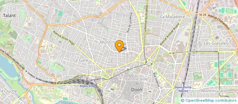 localisation de l'entreprise MADAME CHRISTINE JAVELET à DIJON