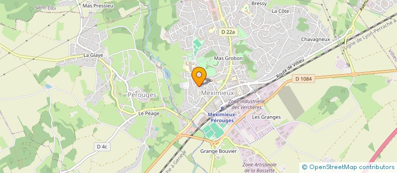 localisation de l'entreprise MADAME CHRISTINE JAYR à MEXIMIEUX