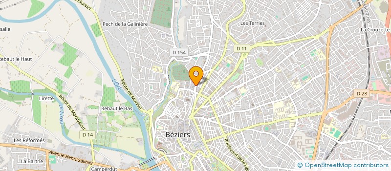 localisation de l'entreprise MADAME CHRISTINE JEAN  BEZIERS