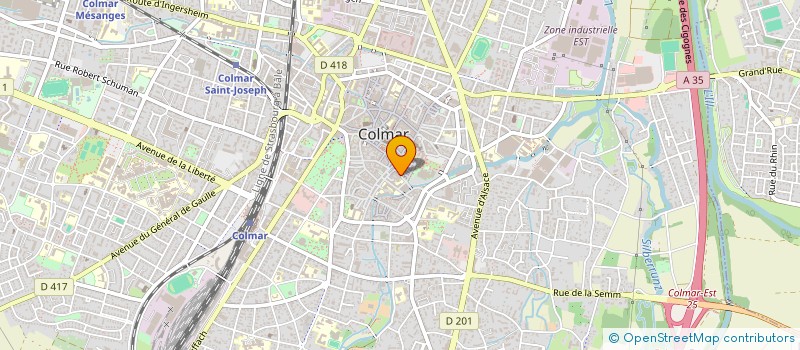 localisation de l'entreprise MADAME CHRISTINE JEAN STRUSS  COLMAR