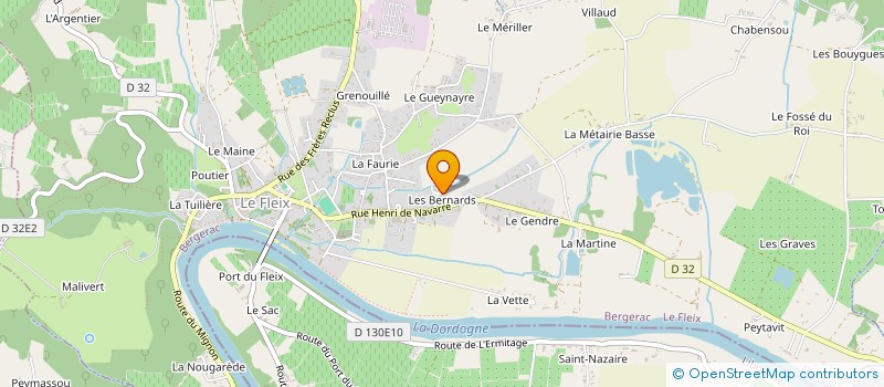 localisation de l'entreprise MADAME CHRISTINE JEANMOUGINS  LE FLEIX