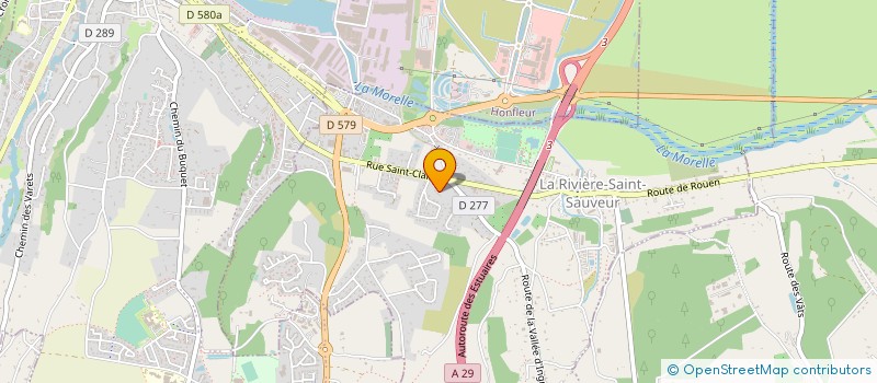 localisation de l'entreprise MADAME CHRISTINE JEANNOT  LA RIVIERE-SAINT-SAUVEUR