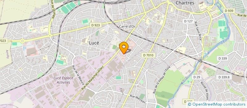 localisation de l'entreprise MADAME CHRISTINE JEGO à LUCE