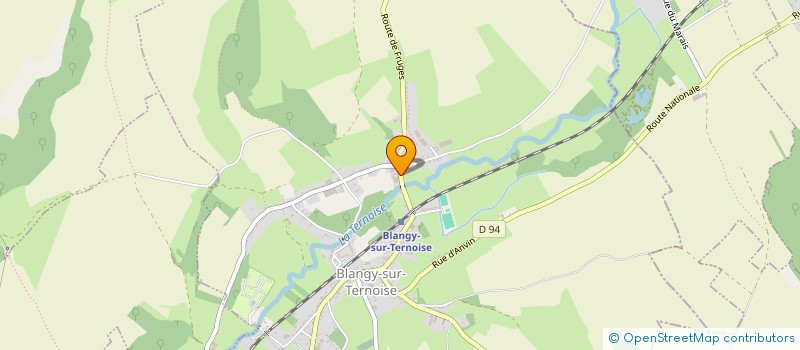 localisation de l'entreprise MADAME CHRISTINE JESSENNE  BLANGY-SUR-TERNOISE