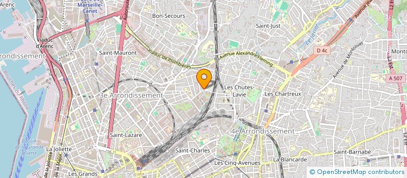 localisation de l'entreprise MADAME CHRISTINE JOFFROY à MARSEILLE