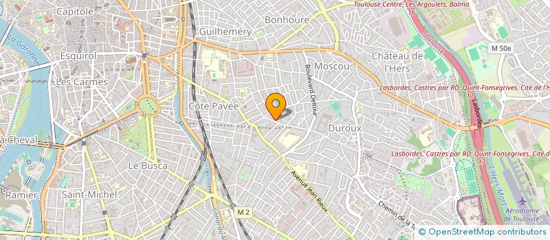 localisation de l'entreprise MADAME CHRISTINE JORDANA à TOULOUSE