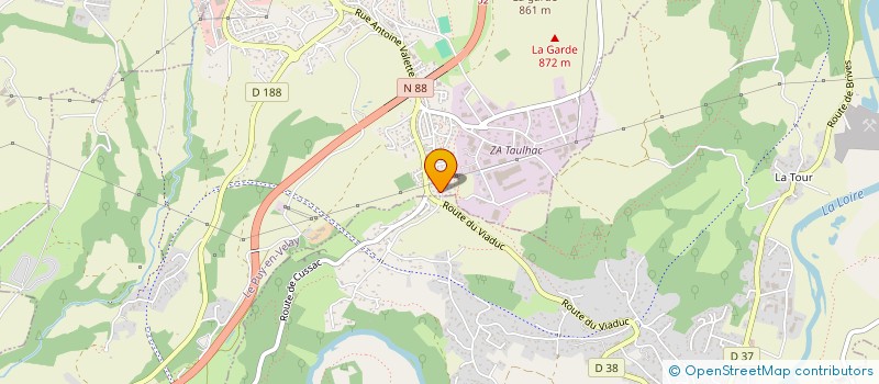 localisation de l'entreprise MADAME CHRISTINE JORRAND à LE PUY-EN-VELAY