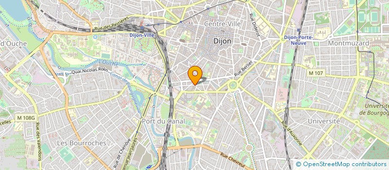 localisation de l'entreprise MADAME CHRISTINE JOUBERT à DIJON