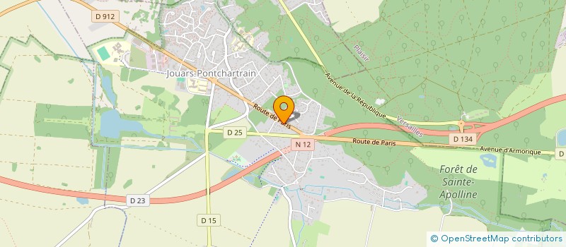 localisation de l'entreprise MADAME CHRISTINE JUBERT  JOUARS-PONTCHARTRAIN
