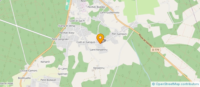 localisation de l'entreprise MADAME CHRISTINE JULIO  CAMORS