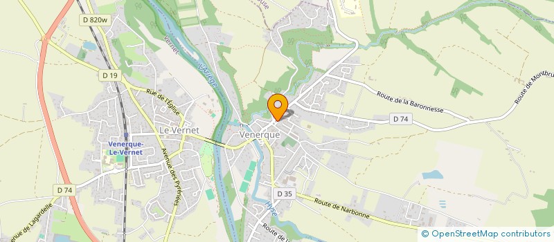 localisation de l'entreprise MADAME CHRISTINE JULLIAN  VENERQUE